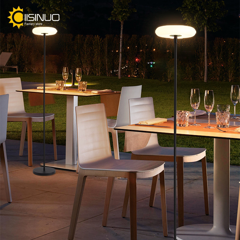 Pool Light Solar Rechargeable - Lampadaire extérieur lumière à énergie solaire