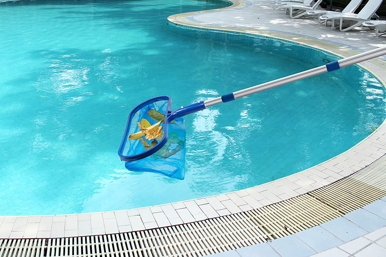 Pool Skimmer Net - Filet de nettoyage de feuilles de