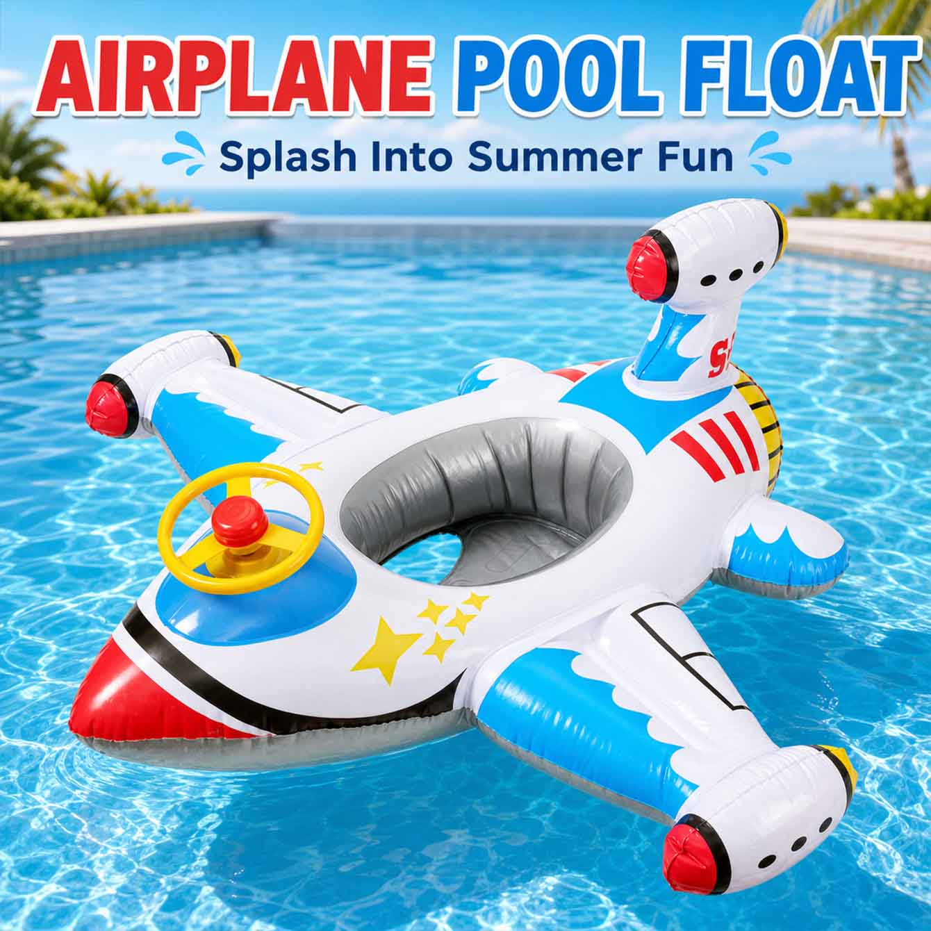 Pool Float Ring Inflatable - 1PC Bouée gonflable pour piscine en