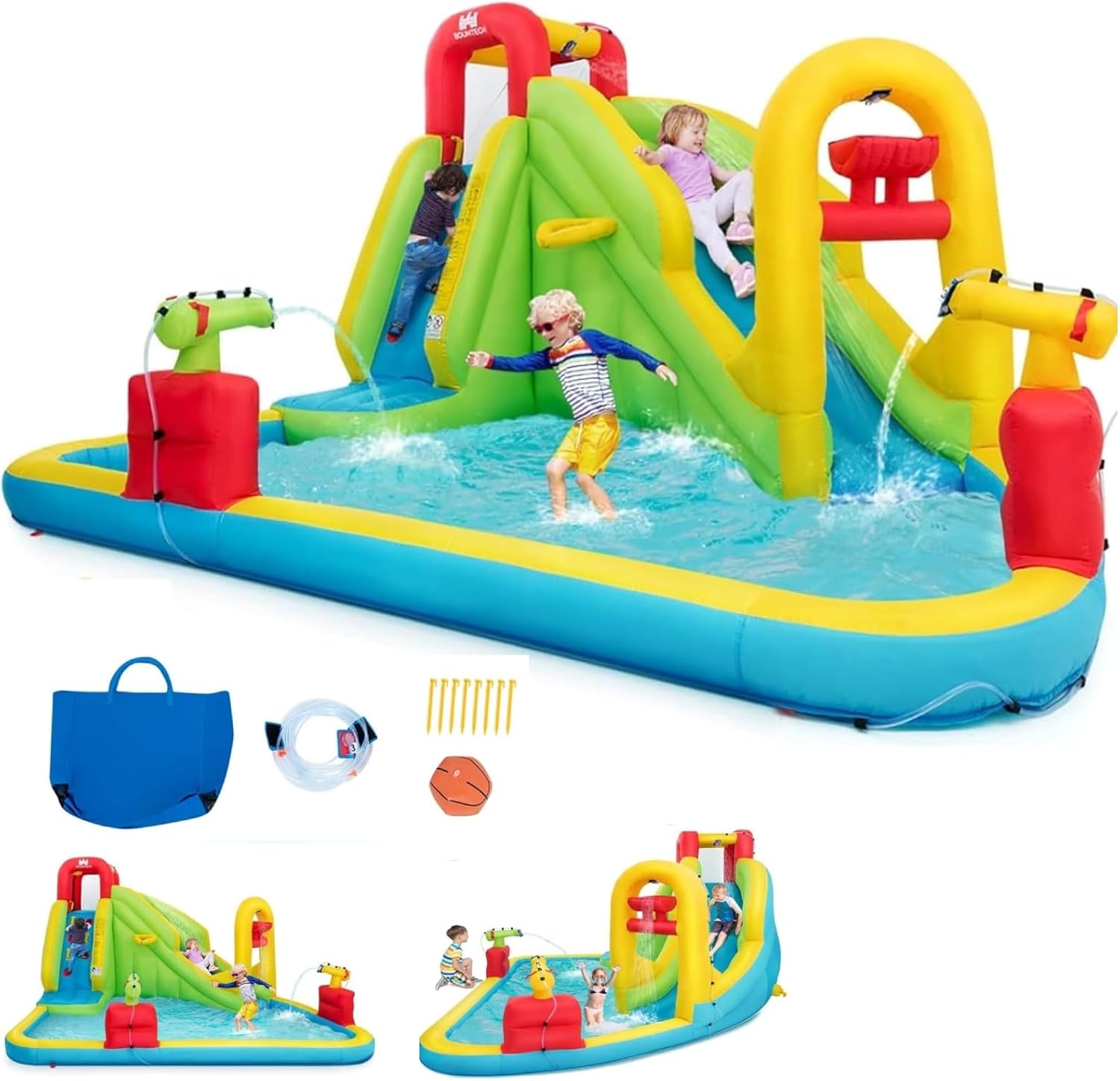 Water Slide Inflatable - Parc aquatique gonflable géant pour enfants