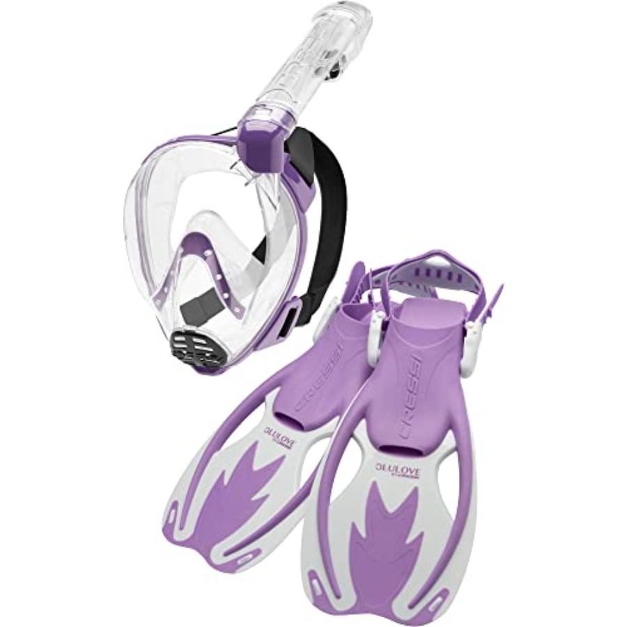 Snorkel Mask Full Face - Kit de plongée en apnée pour