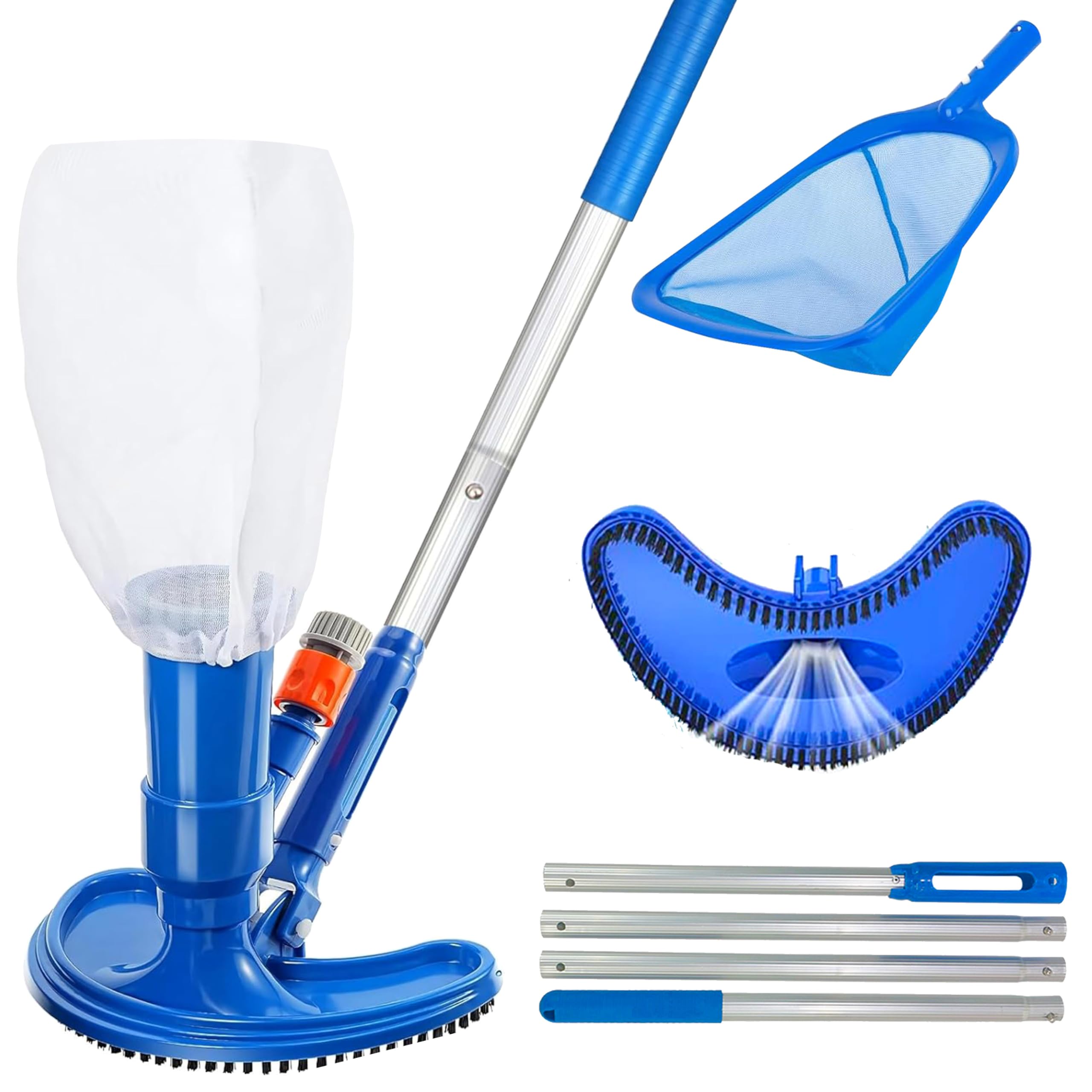 Pool Vacuum Manual - Aspirateur de piscine de 60 pouces,