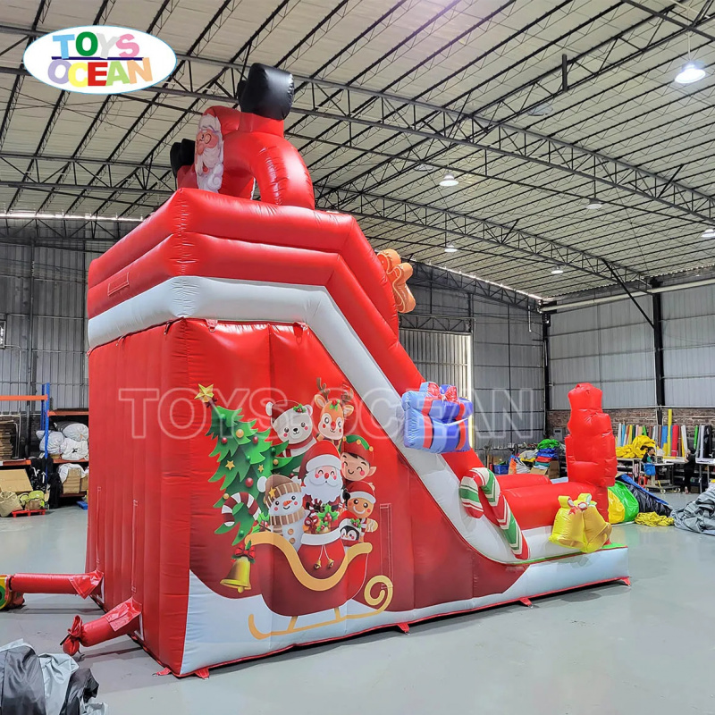 Toboggan gonflable de Noël per - Water Slide Inflatable avis et prix
