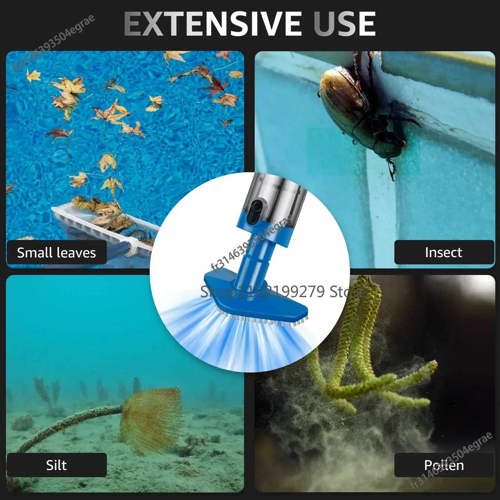 Aspirateur de piscine Recharge - Pool Vacuum Manual avis et prix