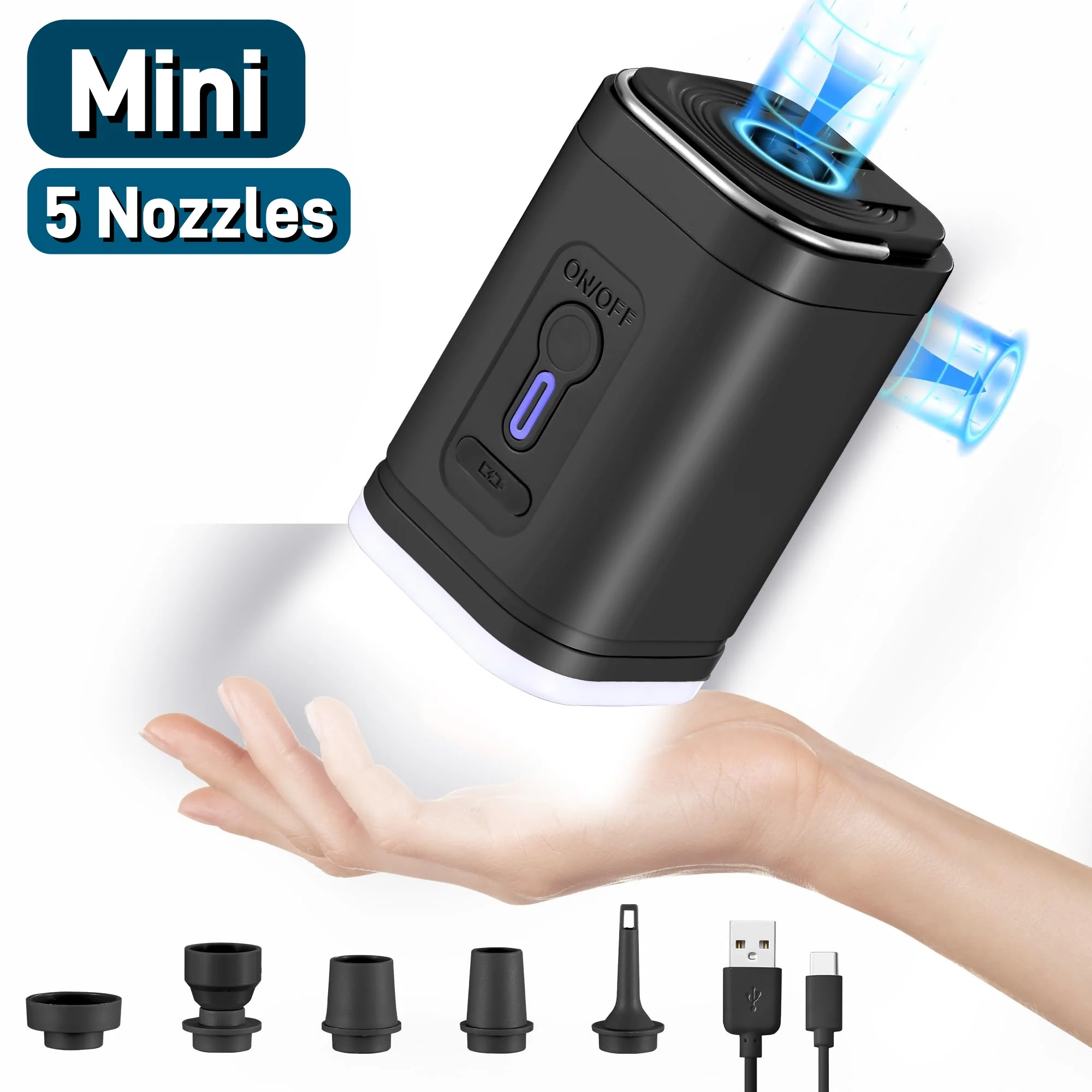 Mini pompe à air portable avec - Pool Lounger Inflatable avis et prix