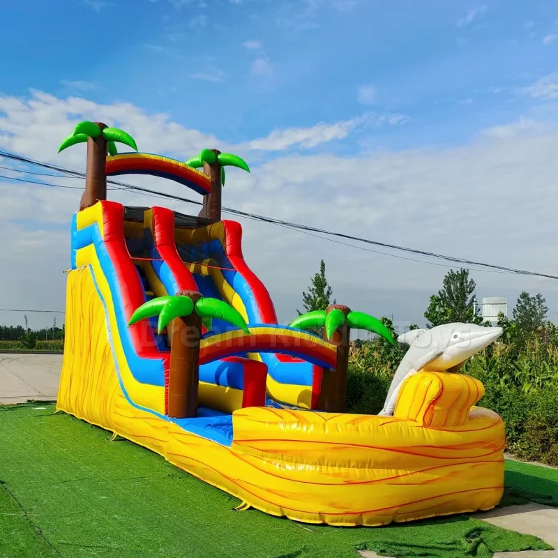 Toboggan aquatique gonflable g - Water Slide Inflatable avis et prix