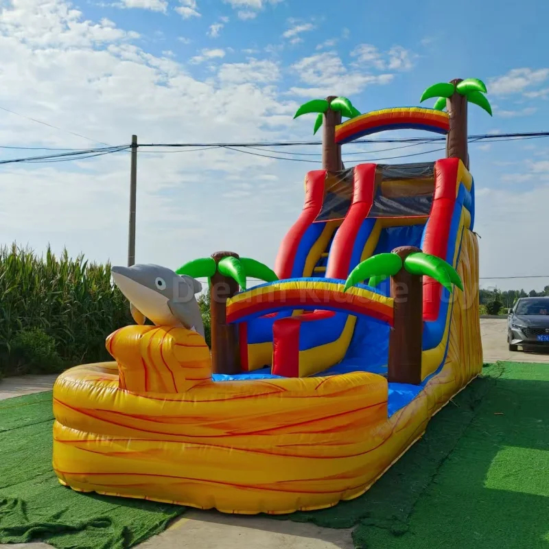 Toboggan aquatique gonflable g - Water Slide Inflatable avis et prix