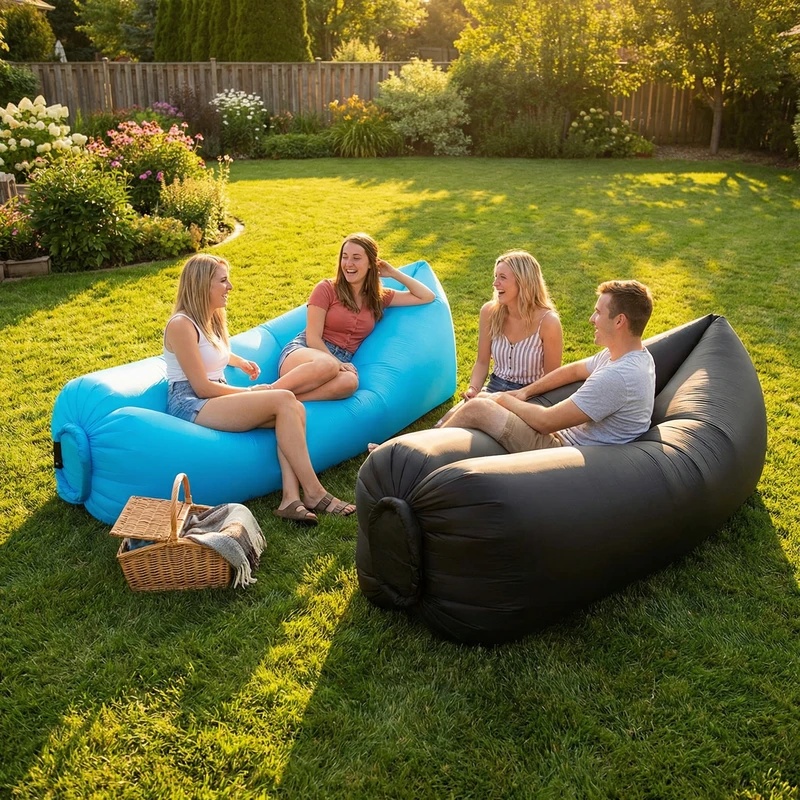 Canapé gonflable portable, fau - Pool Lounger Inflatable avis et prix