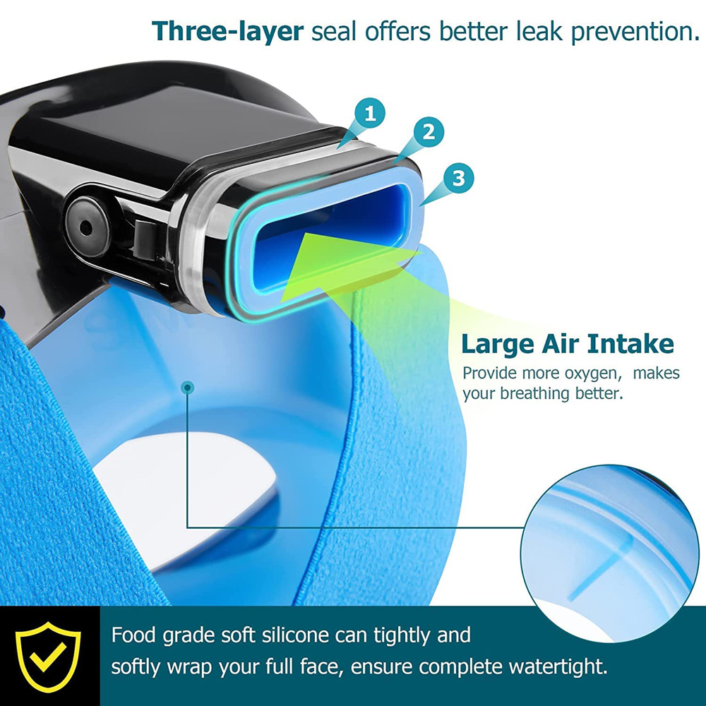 Masque complet de plongée en a - Snorkel Mask Full Face avis et prix