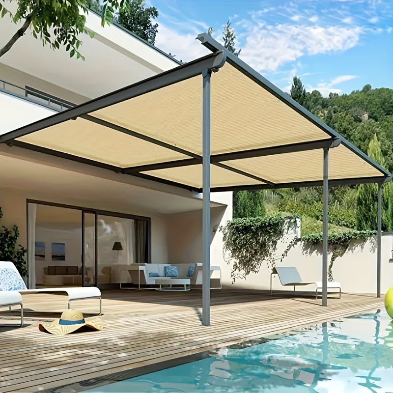 Filet pare-soleil beige, facil - Pool Skimmer Net avis et prix