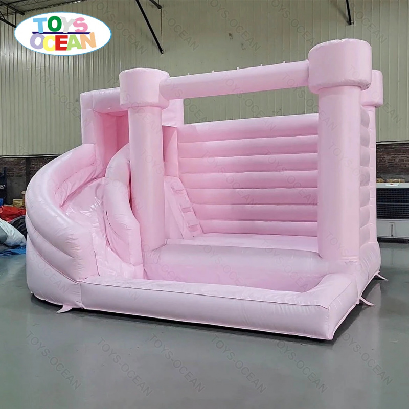 Château gonflable rose personn - Water Slide Inflatable avis et prix