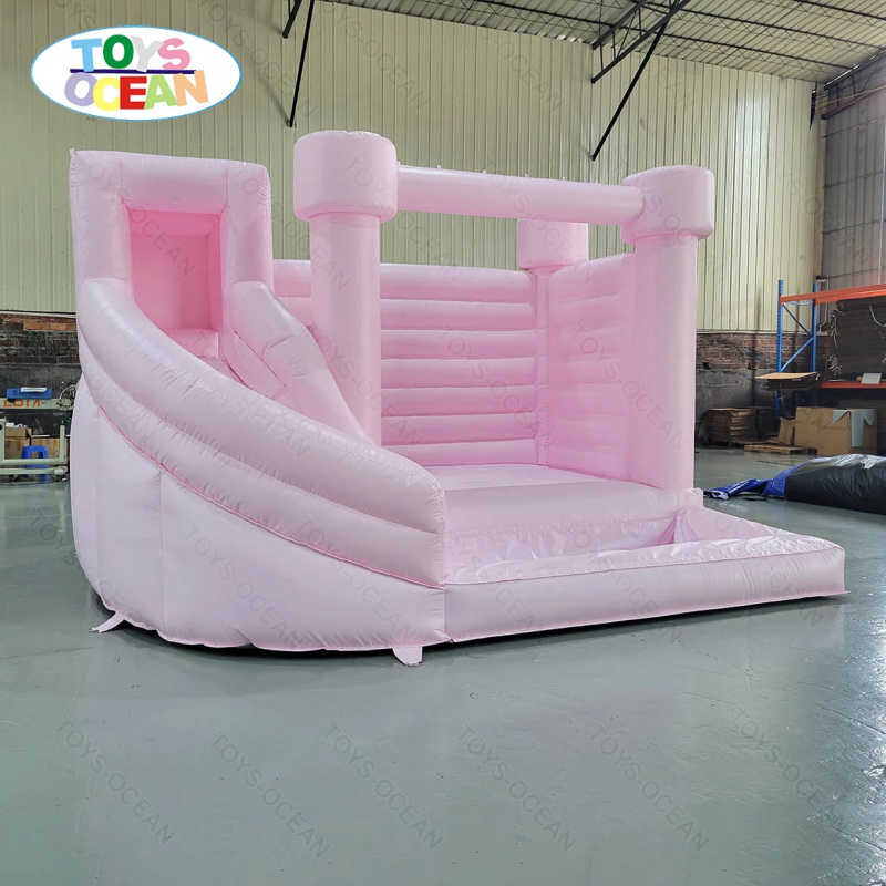 Château gonflable rose personn - Water Slide Inflatable avis et prix