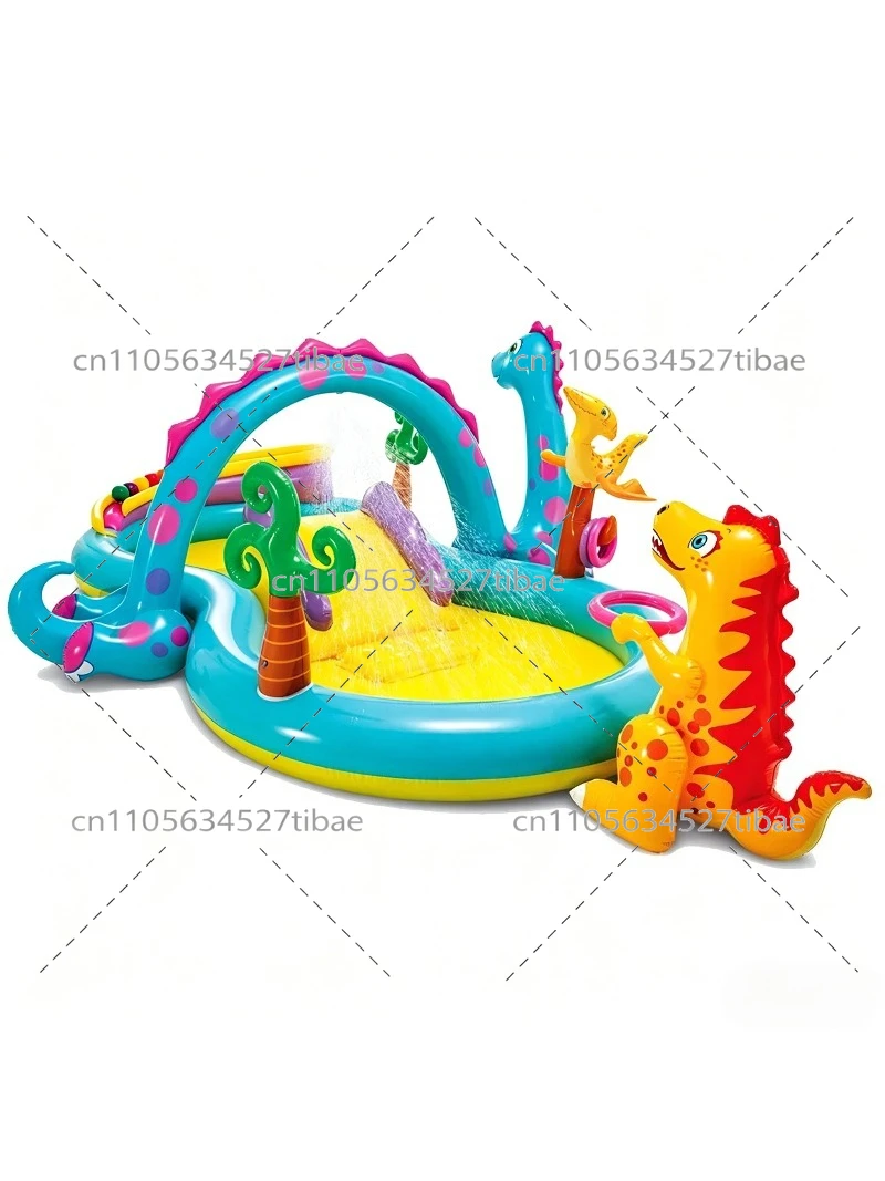 Piscine gonflable arc-en-ciel  - Water Slide Inflatable avis et prix