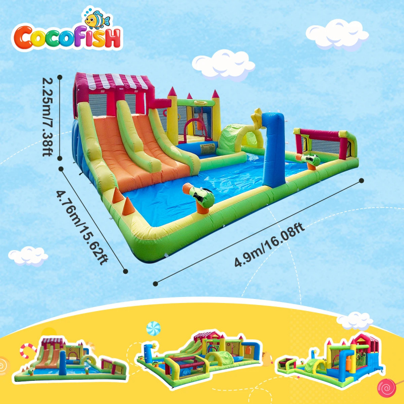Cocofish Parc aquatique d'été  - Water Slide Inflatable avis et prix