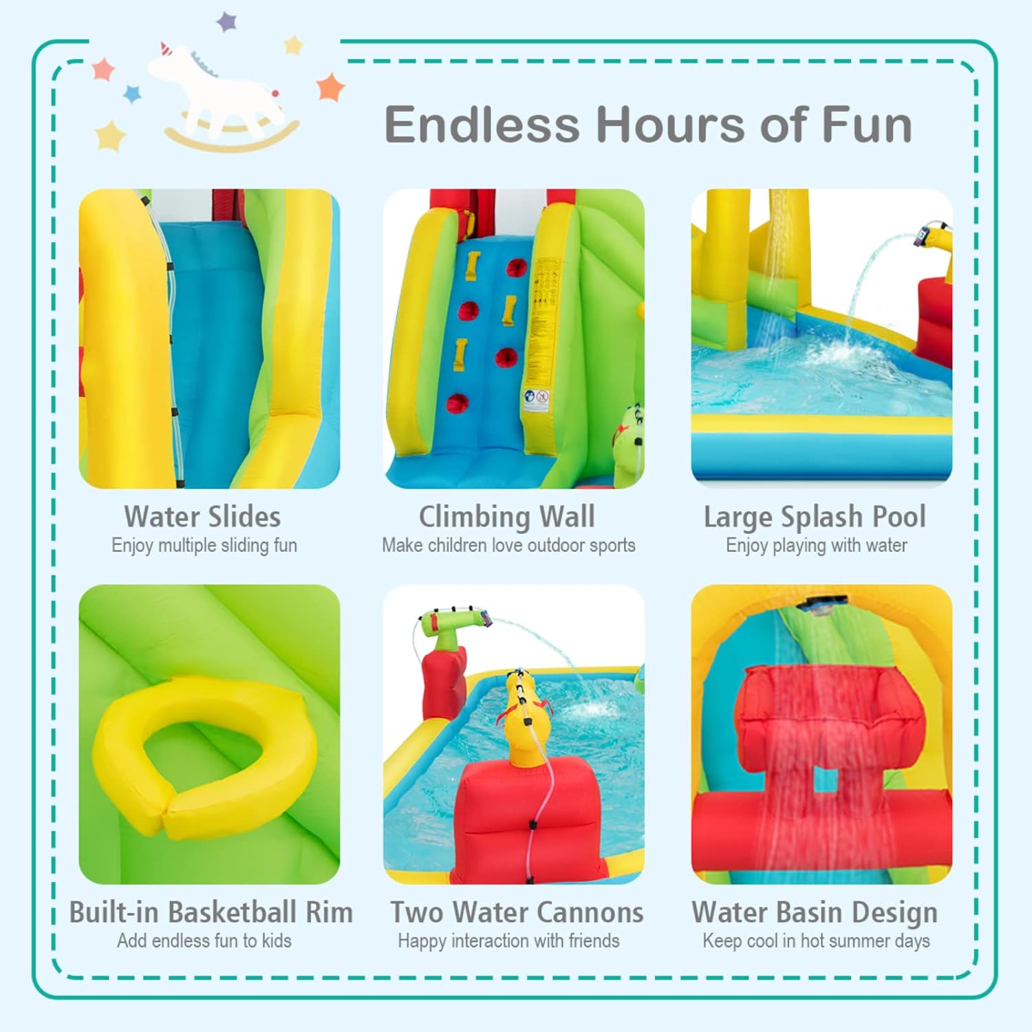 Parc aquatique gonflable géant - Water Slide Inflatable avis et prix