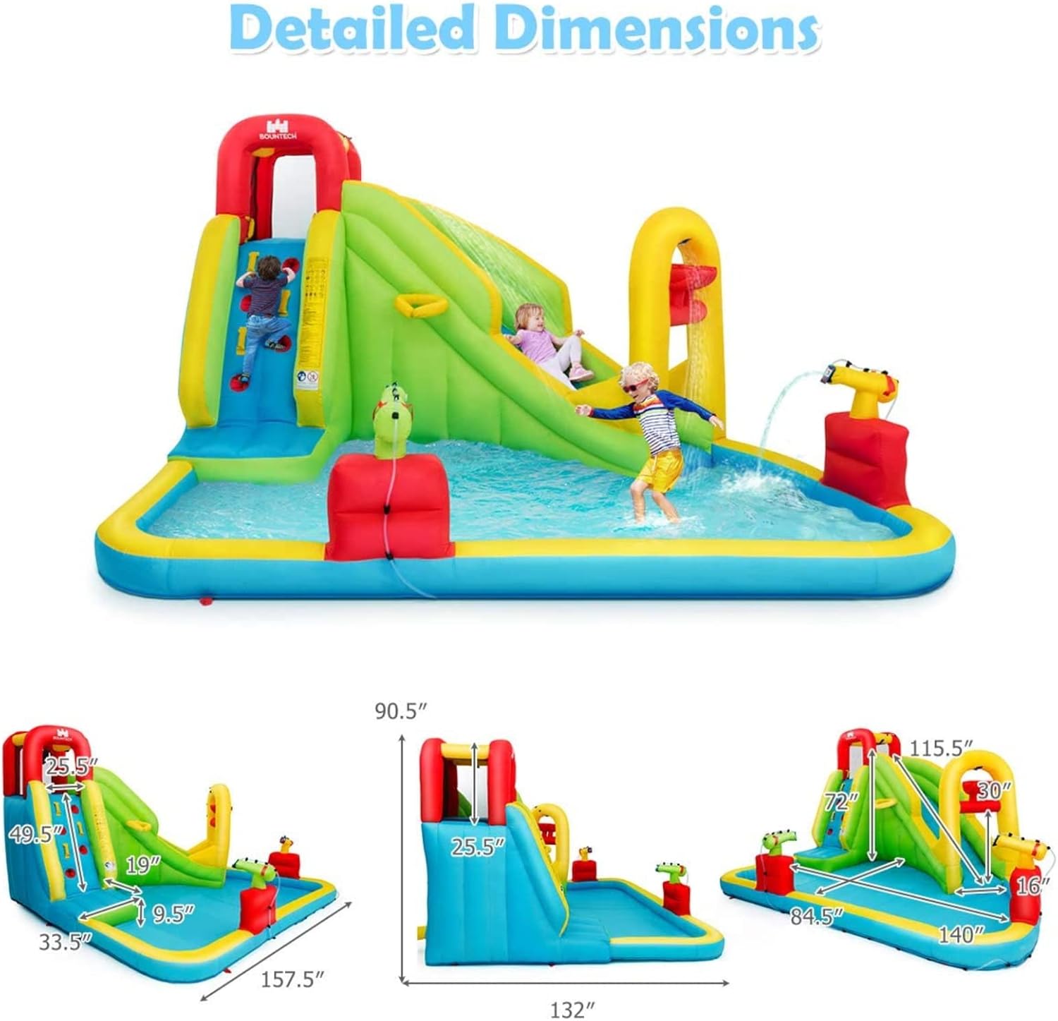 Parc aquatique gonflable géant - Water Slide Inflatable avis et prix