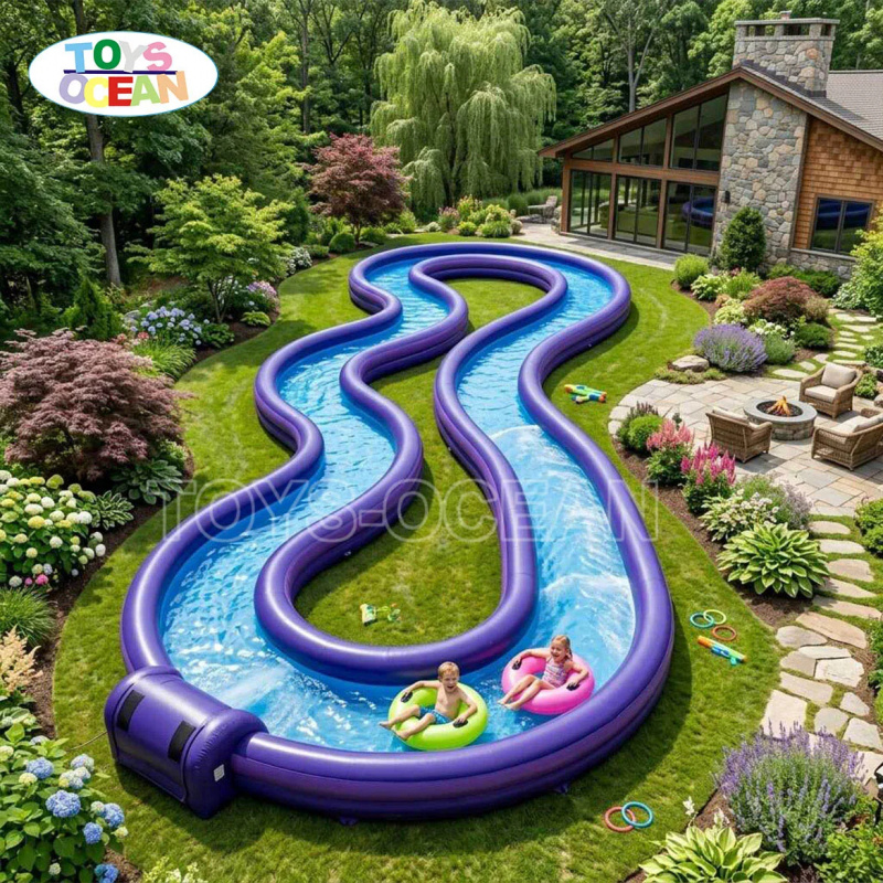 Rivière gonflable commerciale, - Water Slide Inflatable avis et prix