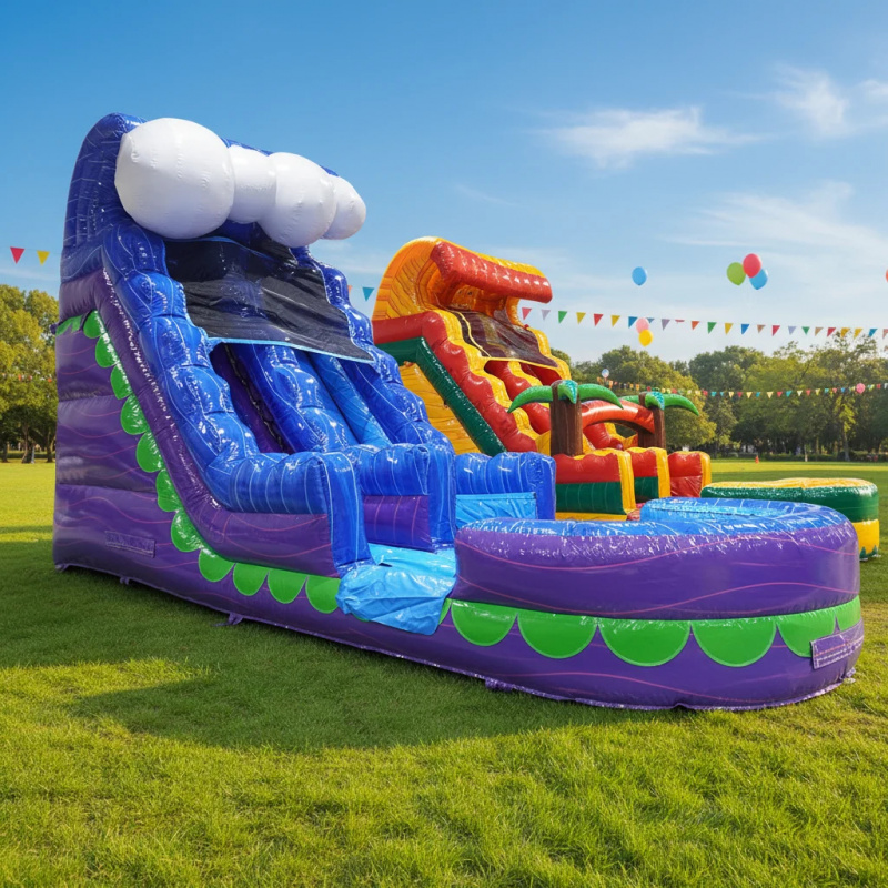 Glissade aquatique gonflable c - Water Slide Inflatable avis et prix