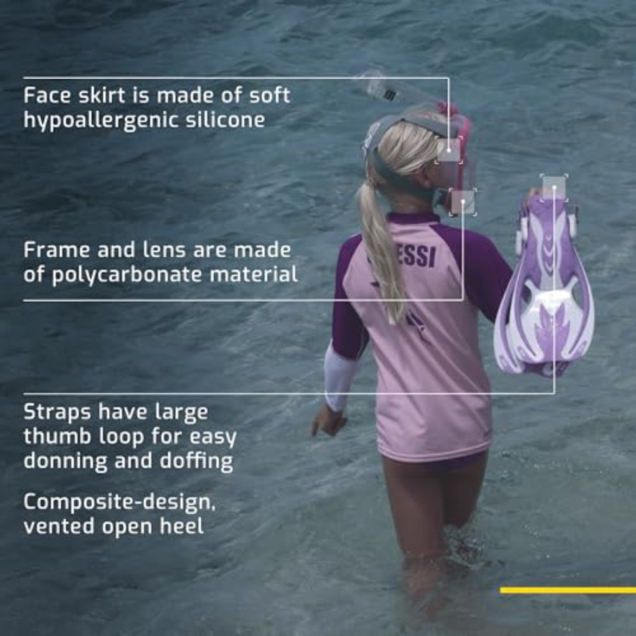 Kit de plongée en apnée pour e - Snorkel Mask Full Face avis et prix