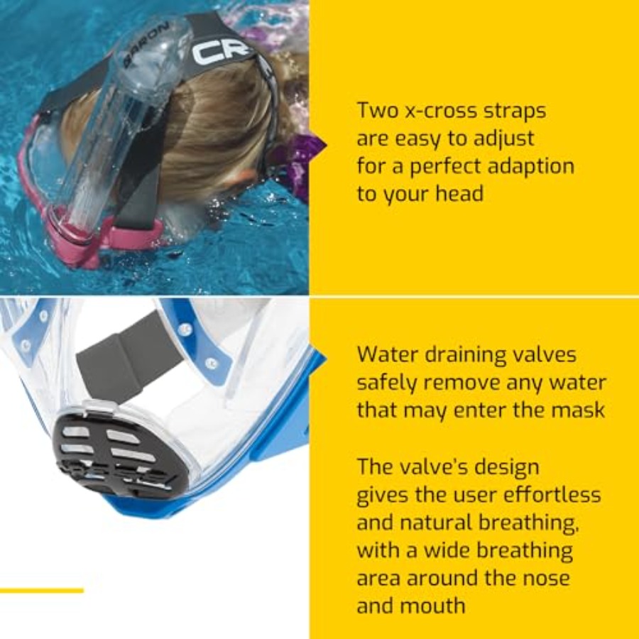 Kit de plongée en apnée pour e - Snorkel Mask Full Face avis et prix