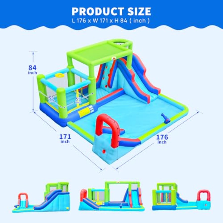 Toboggan aquatique gonflable p - Water Slide Inflatable avis et prix